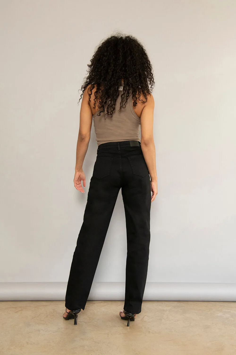 Straight Jeans - Black