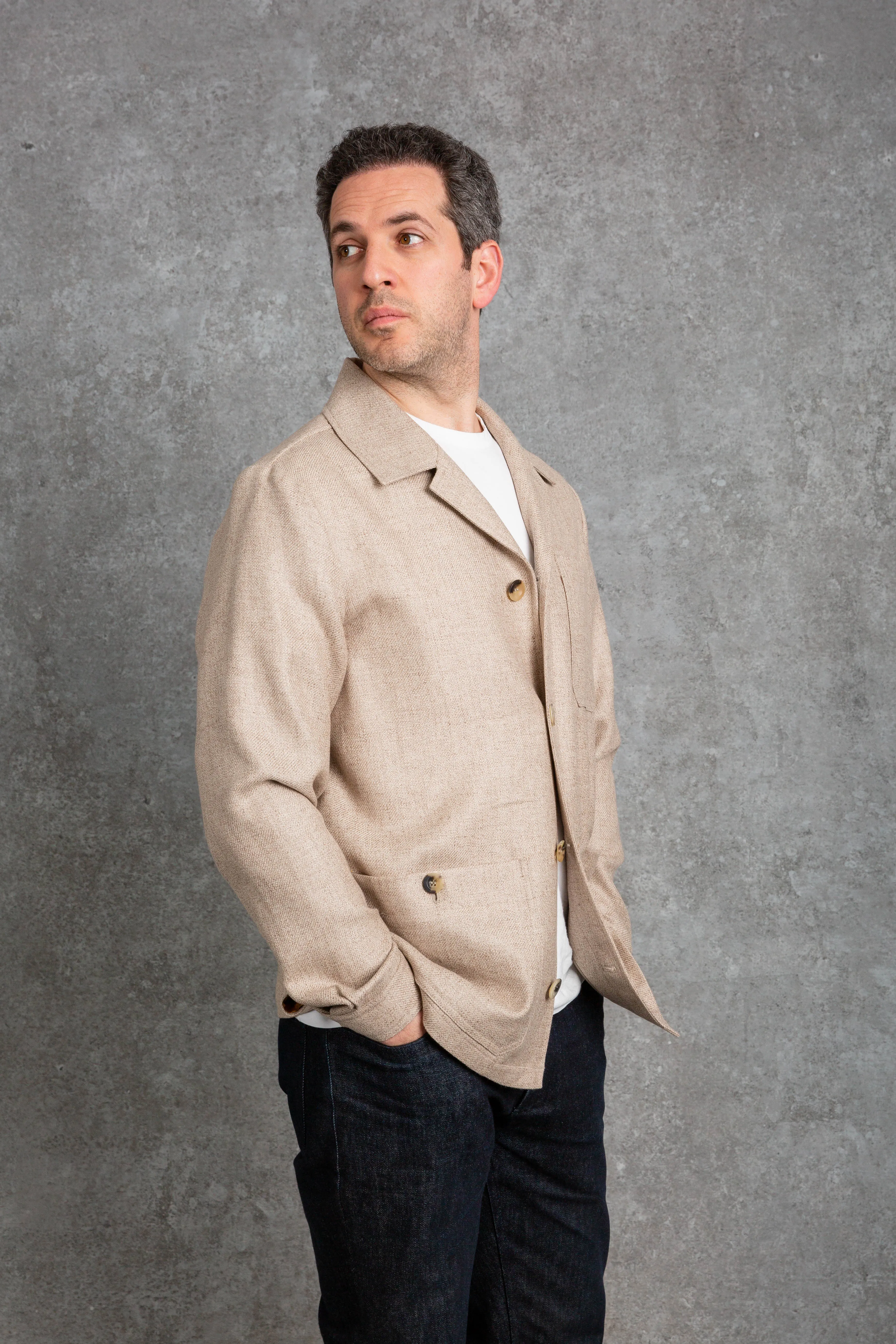 The Mayfair Linen Shacket