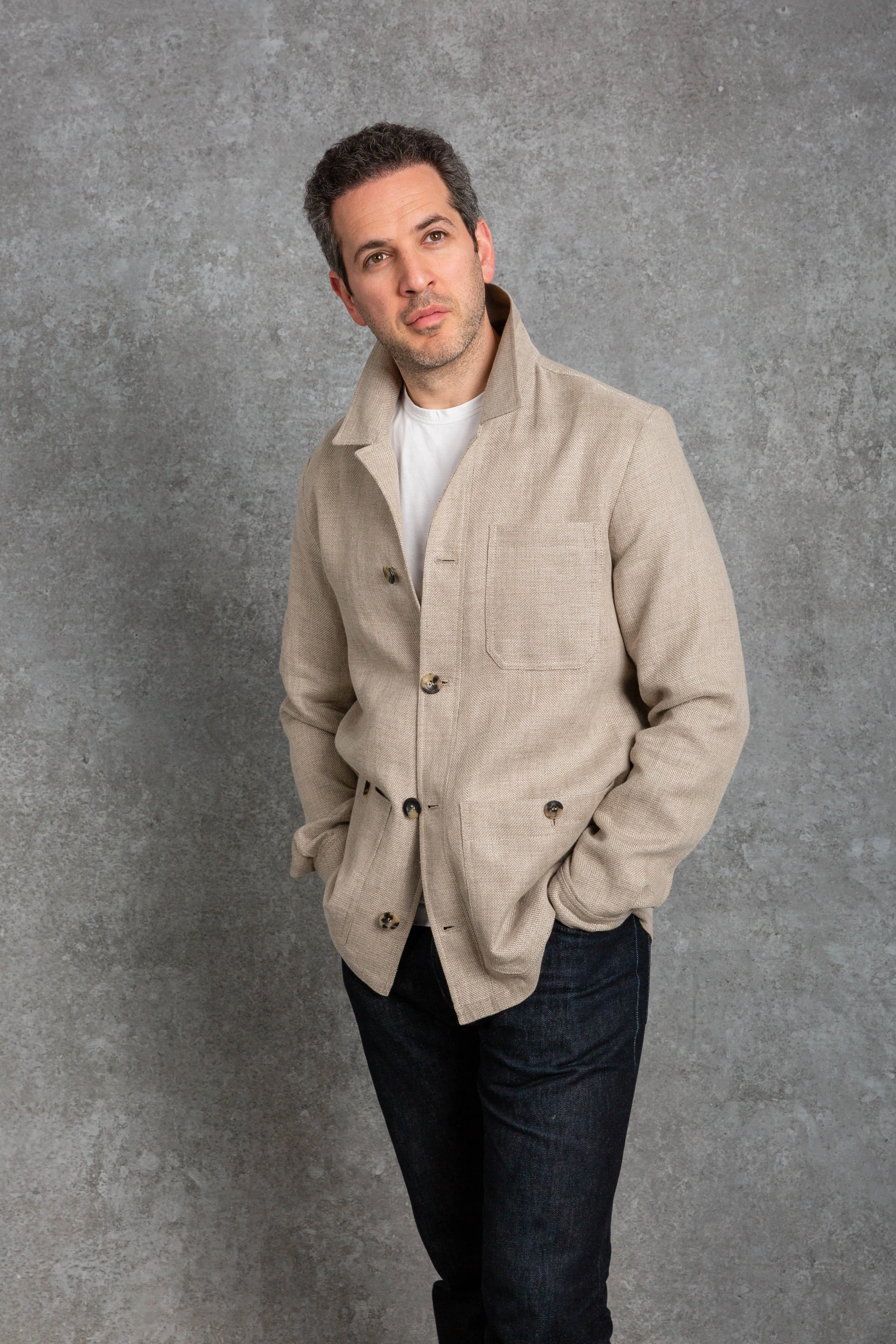 The Mayfair Linen Shacket