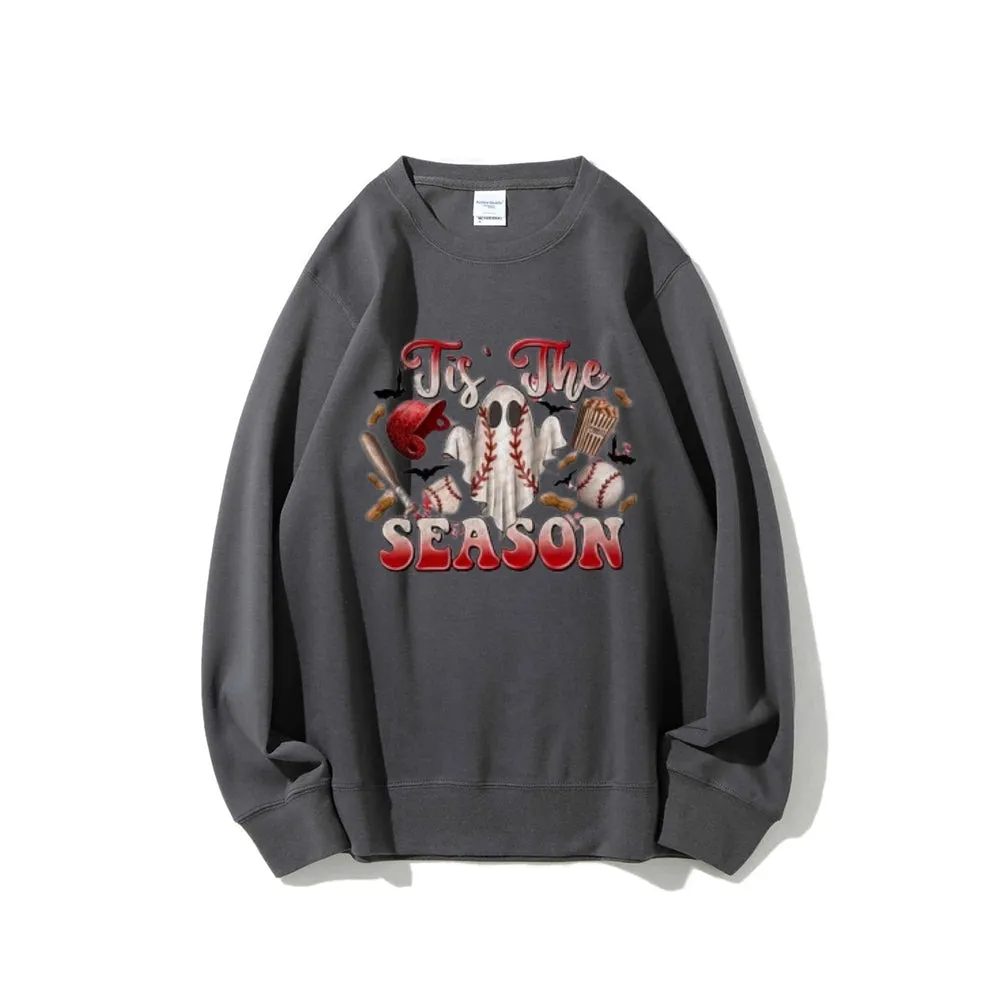 Tis The Season Women Baseball Graphic Sweatshirts