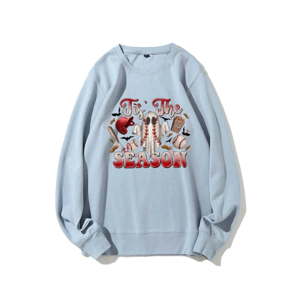 Tis The Season Women Baseball Graphic Sweatshirts