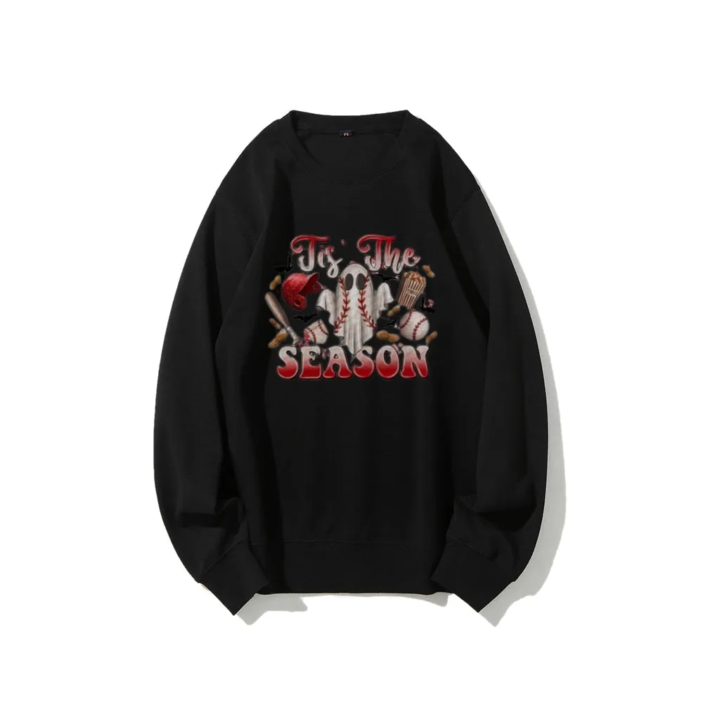 Tis The Season Women Baseball Graphic Sweatshirts