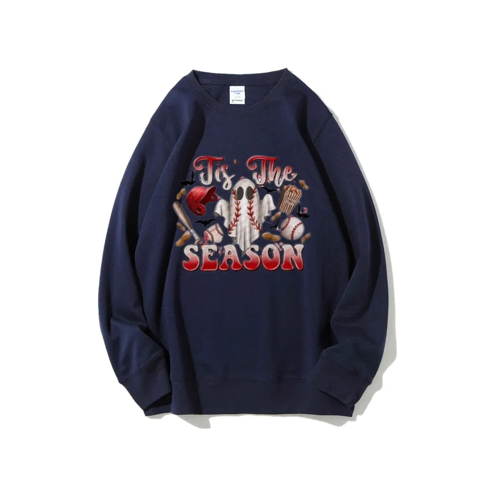 Tis The Season Women Baseball Graphic Sweatshirts