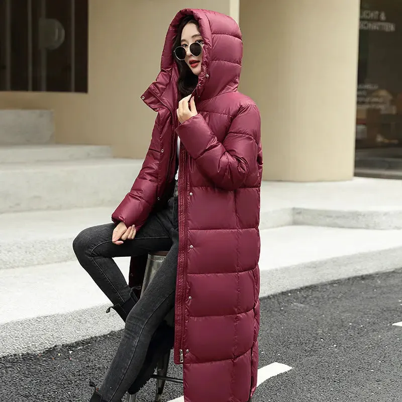 Warm Side Slit Cotton Padded Jacket