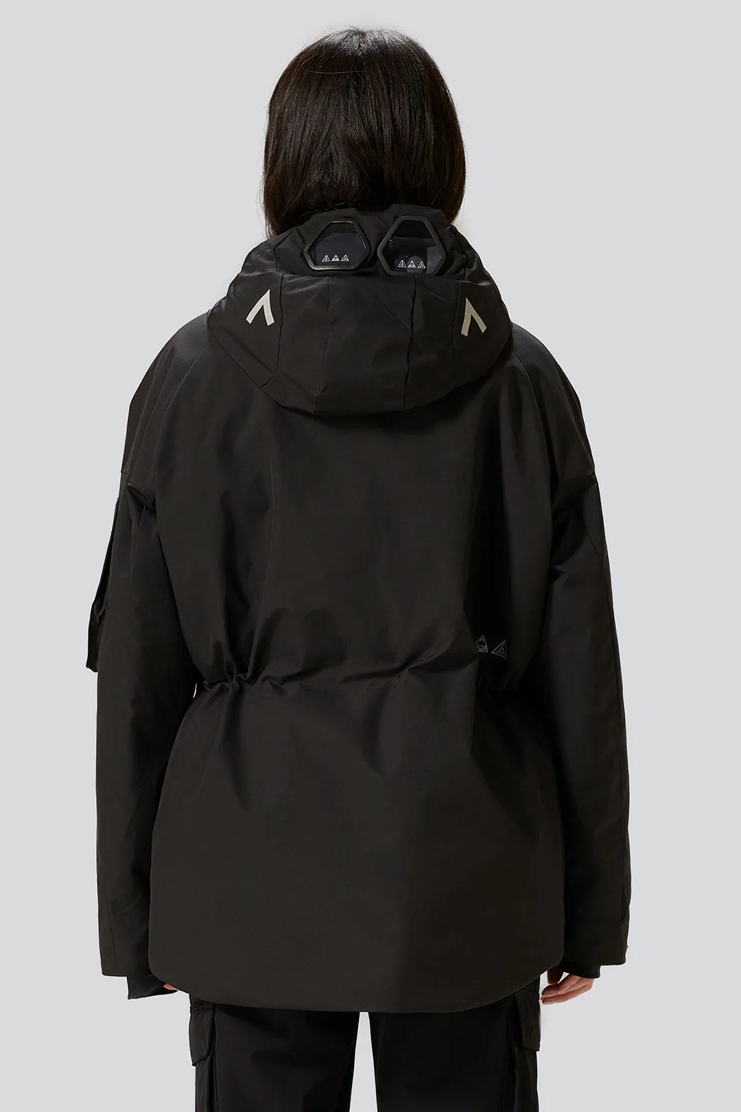 Water Resistant Puff Winter Jacket with Hoodie