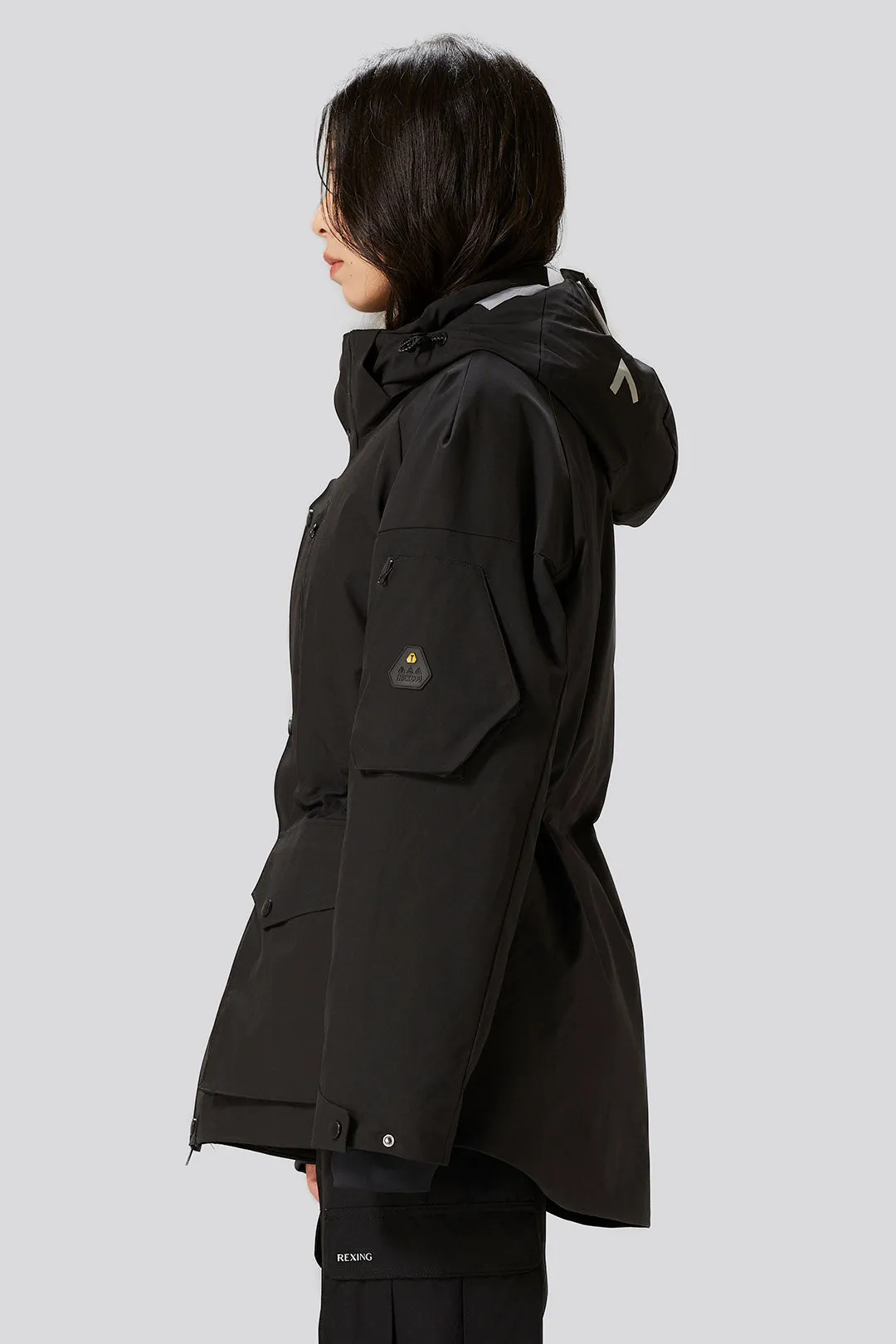 Water Resistant Puff Winter Jacket with Hoodie