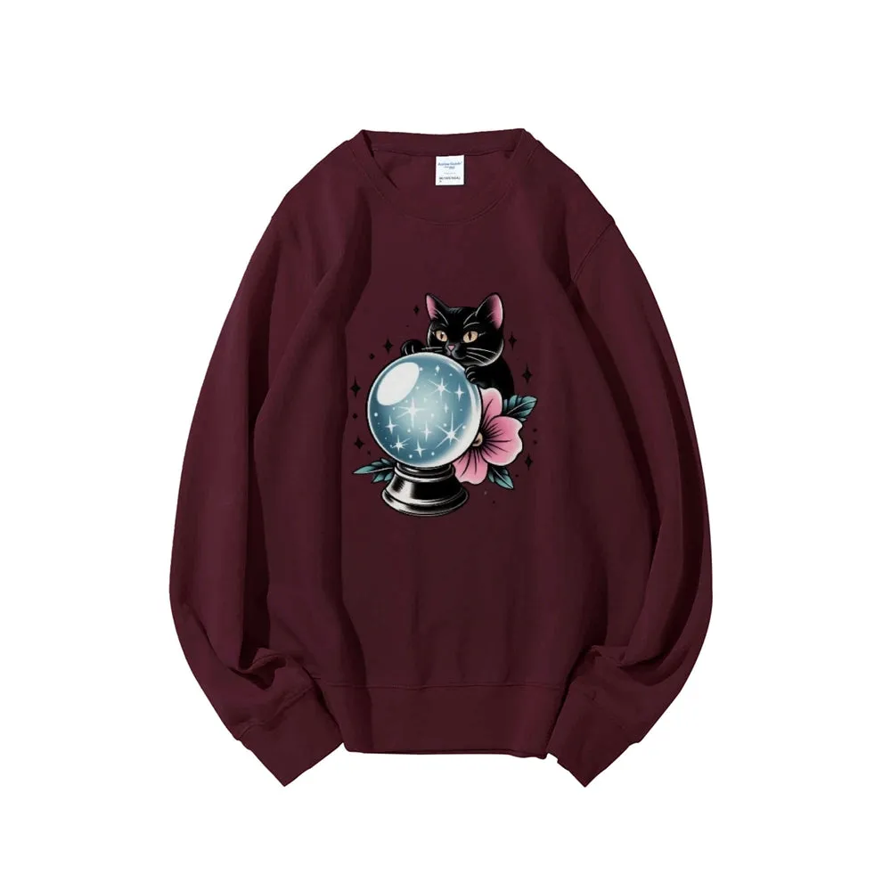 Women Akasha and the Crystal Ball Graphic Sweatshirts