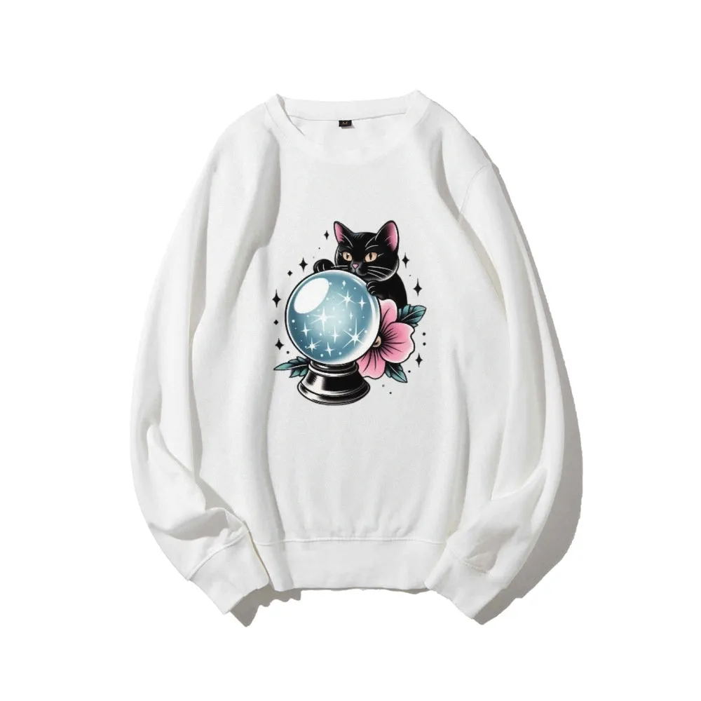 Women Akasha and the Crystal Ball Graphic Sweatshirts