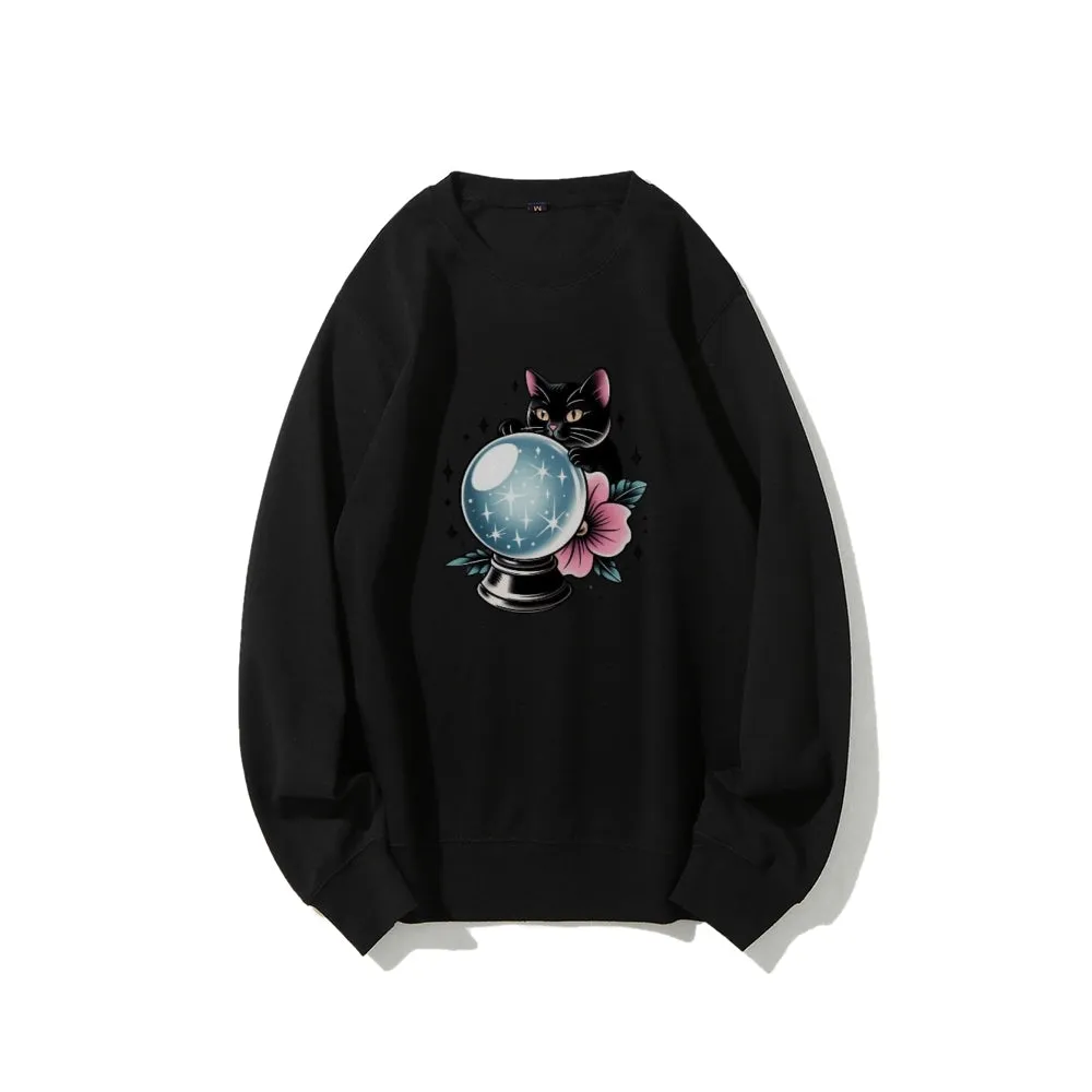 Women Akasha and the Crystal Ball Graphic Sweatshirts