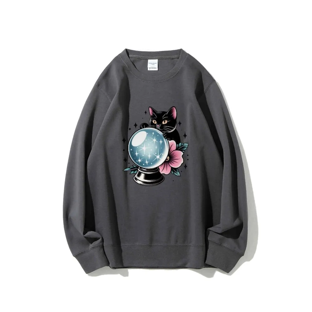 Women Akasha and the Crystal Ball Graphic Sweatshirts