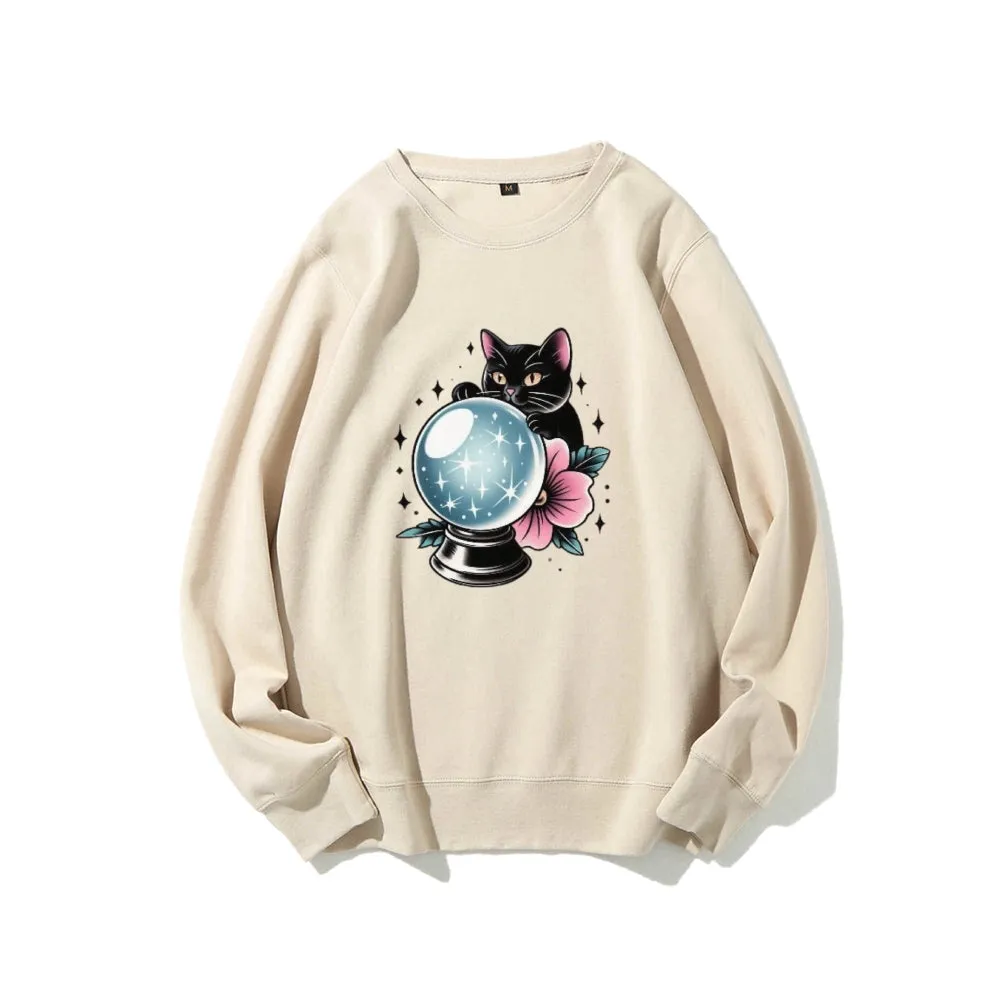 Women Akasha and the Crystal Ball Graphic Sweatshirts