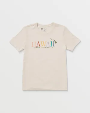 Womens Colors Of Hawaii T-Shirt - Salt Crystal