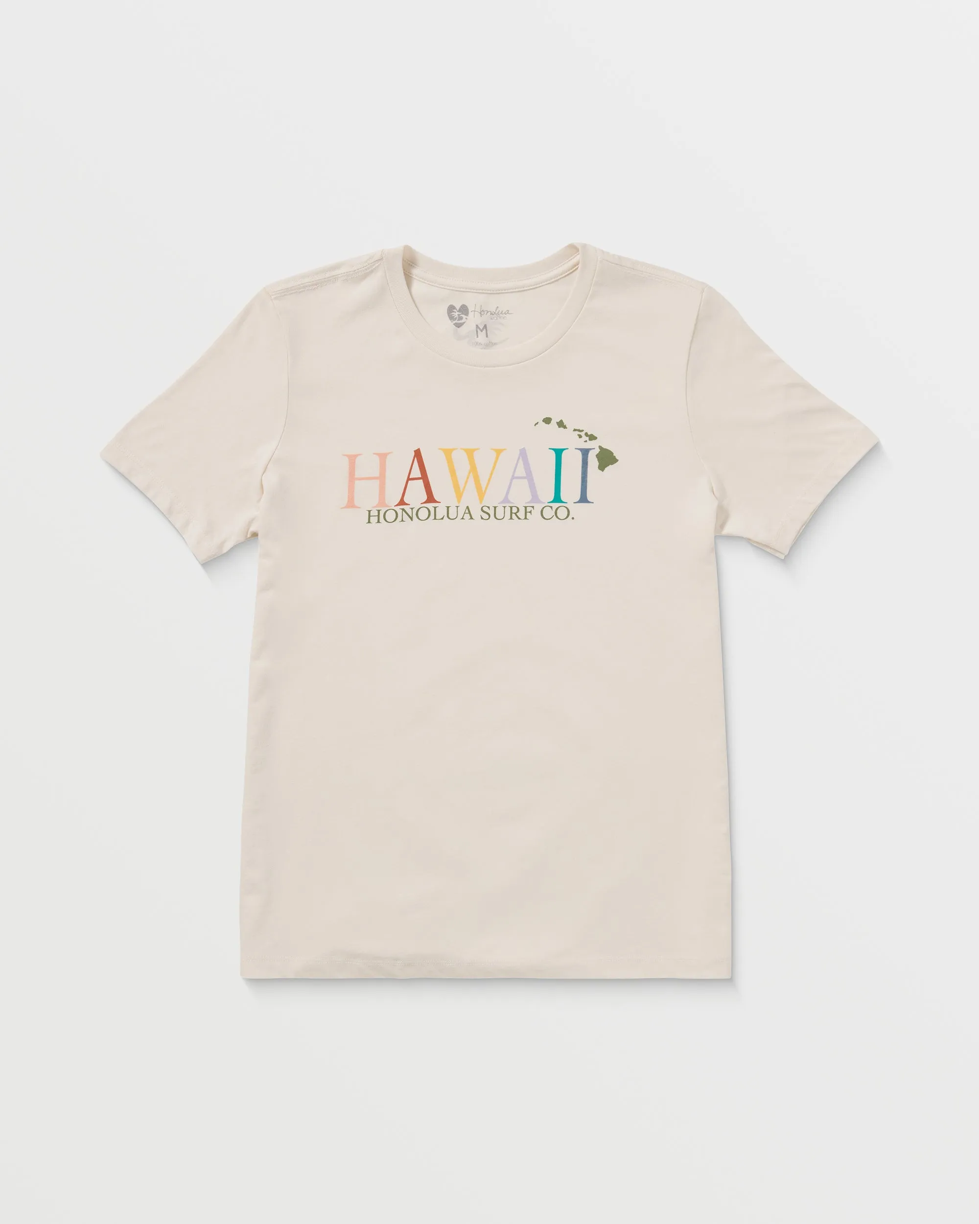 Womens Colors Of Hawaii T-Shirt - Salt Crystal